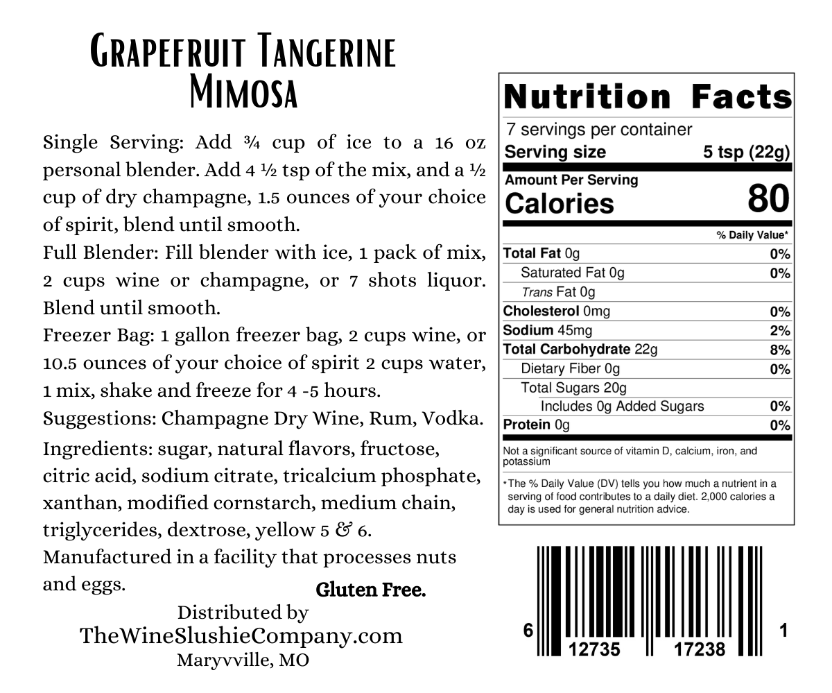 Mimosa Grapefruit Tangerine